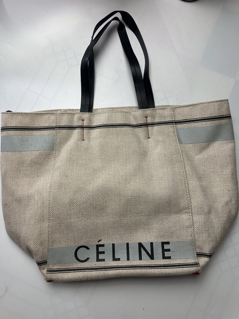 Celine canvas totebag (Category: Luxury Bags & Wallets) located in Orani. Submitted by ajgav69 (Listing ID 1469588498, Image 1). Description: Celine canvas totebag Large size No issue No rubs .