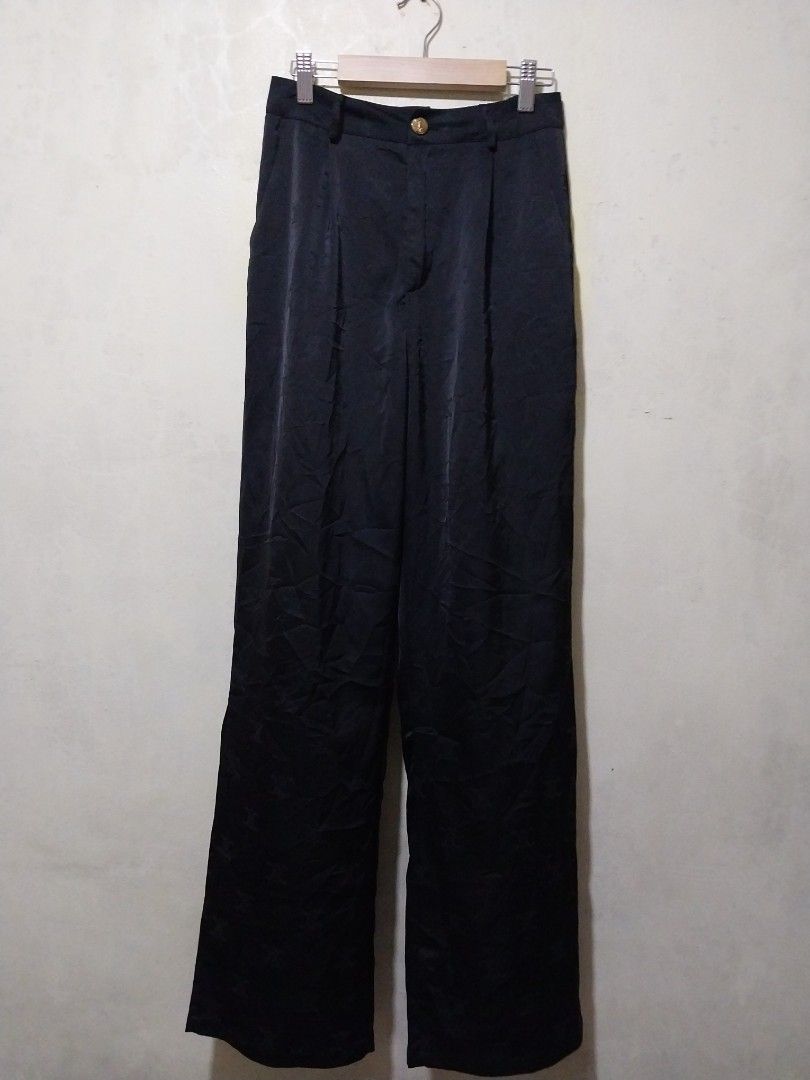 🍀Celine Monogram Black Trousers (Category: Other Bottoms) located in Manila. Submitted by PrinceDani.Clothing (Listing ID 1469622587, Image 2). Description: 🍀celine black monogram trouser slocks Size 26in waist 41in length excellent condition .