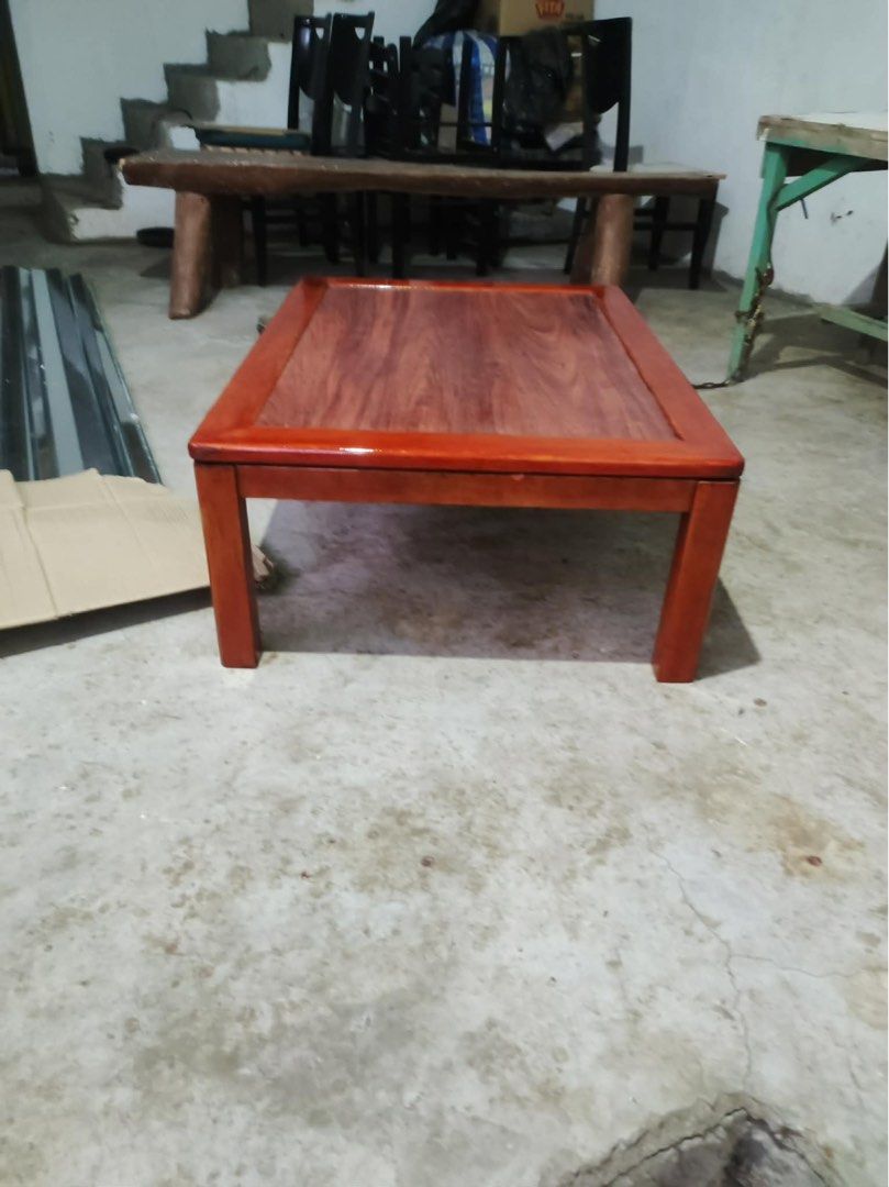 CENTER TABLE MADE WITH NARRA (Category: Tables & Sets) located in Mandaluyong City. Submitted by imimimi (Listing ID 1469687060, Image 2). Description: FOR SALE CENTER TABLE MADE WITH NARRA SOLID NARRA NO ISSUES FOR PICK UP ONLY LOCATION SJDM BULACAN.
