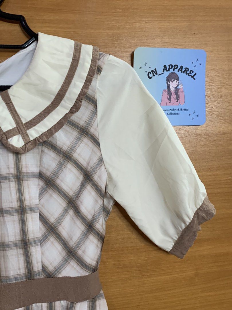 Checkered doll dress (Category: Dresses) located in Malabon City. Submitted by Cn_apparel (Listing ID 1469683832, Image 2). Description: S-M.