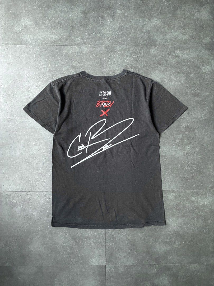 Chris Brown Between the Streets Tee Shirt (Category: Tshirts & Polo Shirts ) located in Cabuyao City. Submitted by hesovint. (Listing ID 1469681111, Image 2). Description: IG: heso.vint Flaw: signs of use Fits: S width: 18 length: 25 sleeve (pit to cuff): unit: inches +sf.