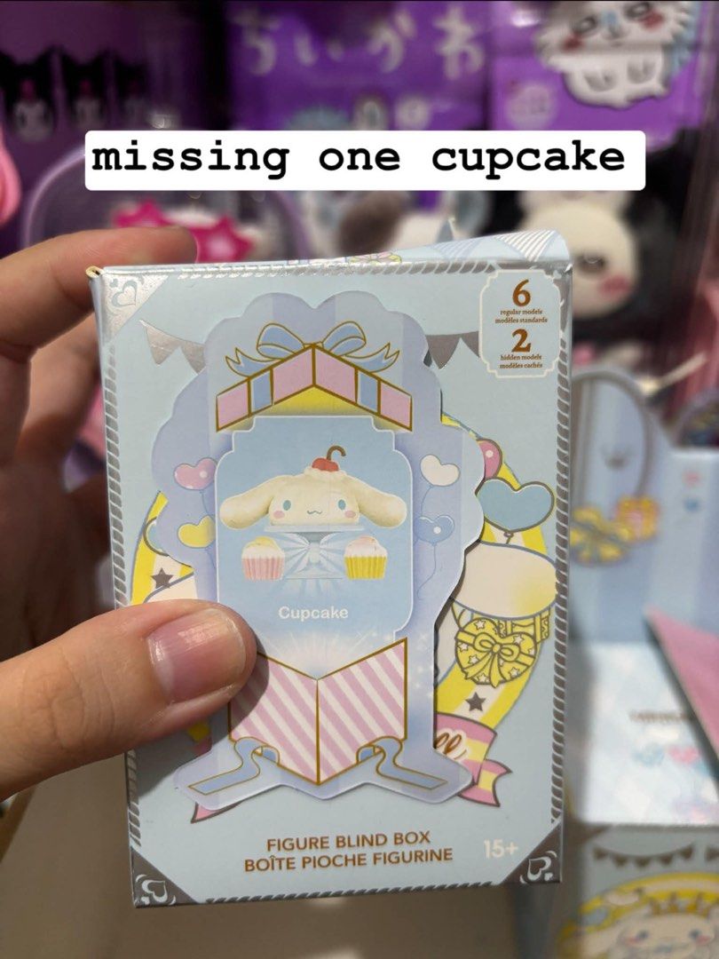 Cinnamoroll whole box (Category: Designer & Blind Box Toys) located in Manila. Submitted by nagusamero (Listing ID 1469674536, Image 3). Description: See pictures for the other missing part complete with box and card some of them are sealed all authentic .
