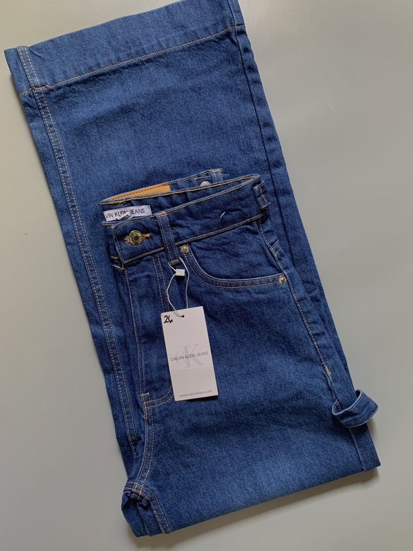 CK Wideleg (Category: Jeans) located in Baguio. Submitted by swift_royalfox.18 (Listing ID 1469575558, Image 2). Description: Size:26 Length:37-38 Bdnew&Auth! Mall Price:4kplus.