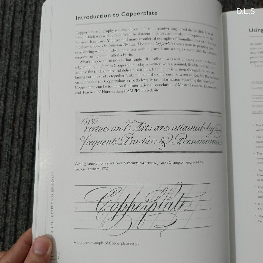Classic Calligraphy For Beginners (Coffeetable) (VGC) (Category: Storybooks) located in Manila. Submitted by x_danilo (Listing ID 1469641665, Image 3). Description: PLEASE READ HERE: Title: Classic Calligraphy For Beginners (Coffetable) (VGC) Pages: 146 Pages Price: ₱330 + SF GENRE: • Calligraphy / Art / Business / Passion / Hobby Issue/s: • — SERVICE/S OFFERED IF YOU BUY THIS BOOK: • Free wrapping of plastic cover. • Status updating after handli