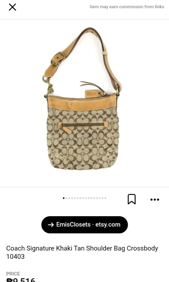 Coach 10403 (Category: Cross-body Bags) located in Trece Martires City. Submitted by thriftollshoppe (Listing ID 1469648847, Image 3). Description: .