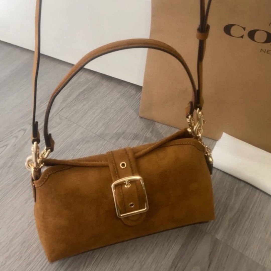 Coach Abbie Shoulder Bag in Suede (Category: Shoulder Bags) located in Quezon City. Submitted by bagsboutiqueph (Listing ID 1469708831, Image 3). Description: LAST PRICE POSTED. LIMITED STOCKS! BRANDNEW WITH INCLUSIONS. COLOR MAY SLIGHTLY VARY IN ACTUAL DUE TO LIGHTING AND CAMERA SETTING. OTHER PHOTOS WILL BE SEND DURING PURCHASE AND FOR SURE BUYERS ONLY. WHEN IN DOUBT, DO NOT ORDER. THANK YOU..