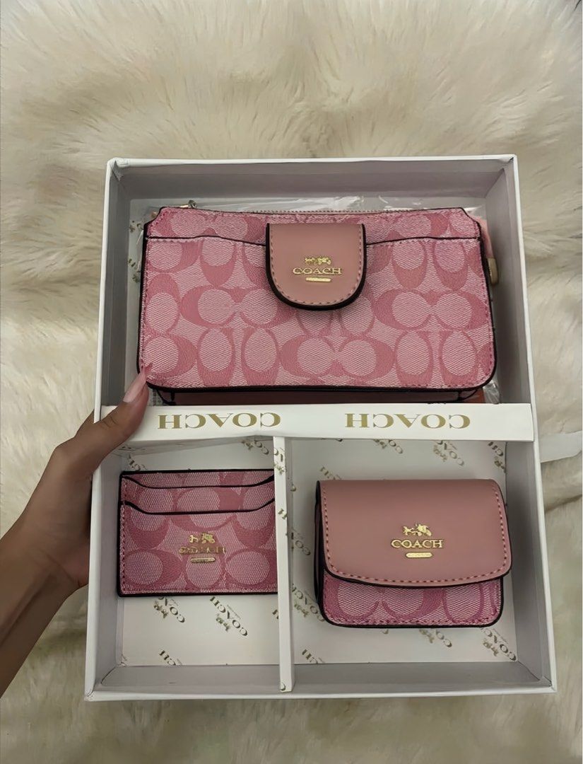 Coach Bag & Wallet Gift Set 🎁 | Gift-Ready Set (Category: Luxury Bags & Wallets) located in Manila. Submitted by noiredeboutique (Listing ID 1469725295, Image 1). Description: 🎀 COACH BAG & WALLET GIFT SET 🎀 Looking for a cute and elegant gift for yourself or someone special? 🛍️💗 ✨ Stylish bag and matching wallet set 🎁 Perfect for birthdays, anniversaries, and special occasions 💖 Available in different colors and designs 📦 Gift box includ