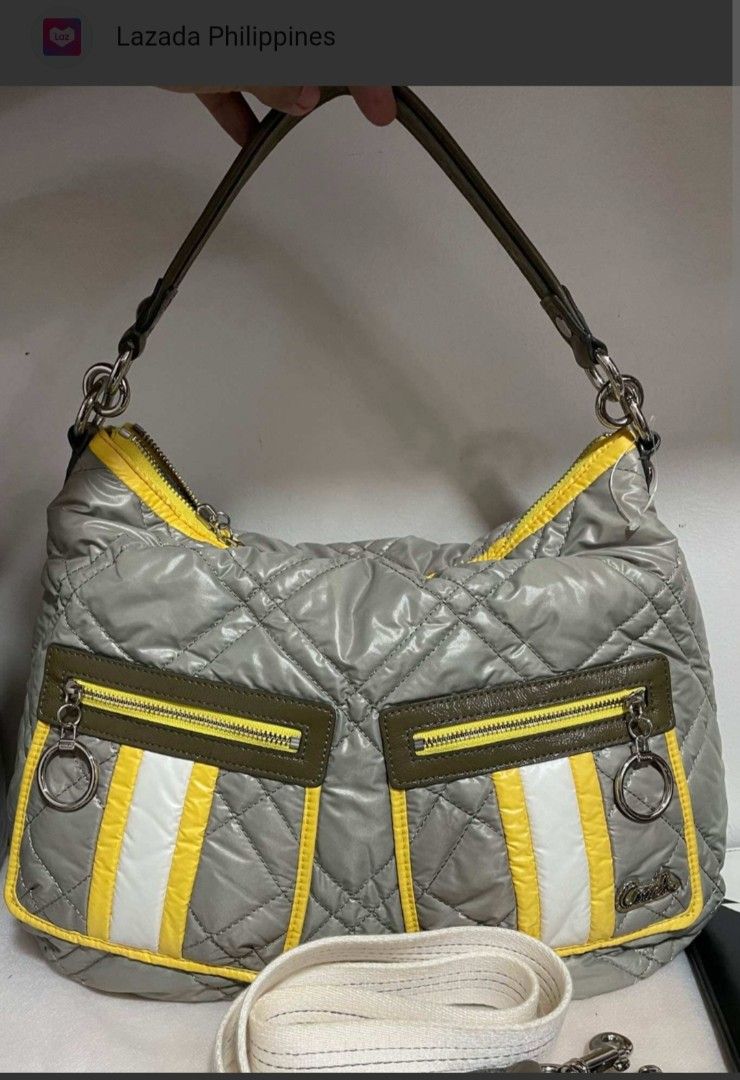 Coach poppy (Category: Sling Bags) located in Manila. Submitted by cosmicgem.54b13d (Listing ID 1469599578, Image 2). Description: coach poppy with sling in very good condition only creed fade slightly used.