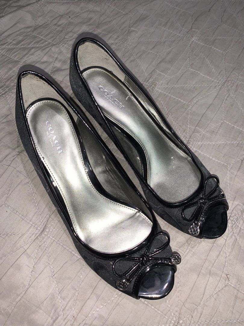 Coach Wedge Shoe (Category: Sneakers & Footwear) located in Zamboanga. Submitted by totsthrifted (Listing ID 1469598542, Image 1). Description: EXCELLENT CONDITION AS NEW PA 9.9/10 Size 8 24CM 4,999 or best offer.