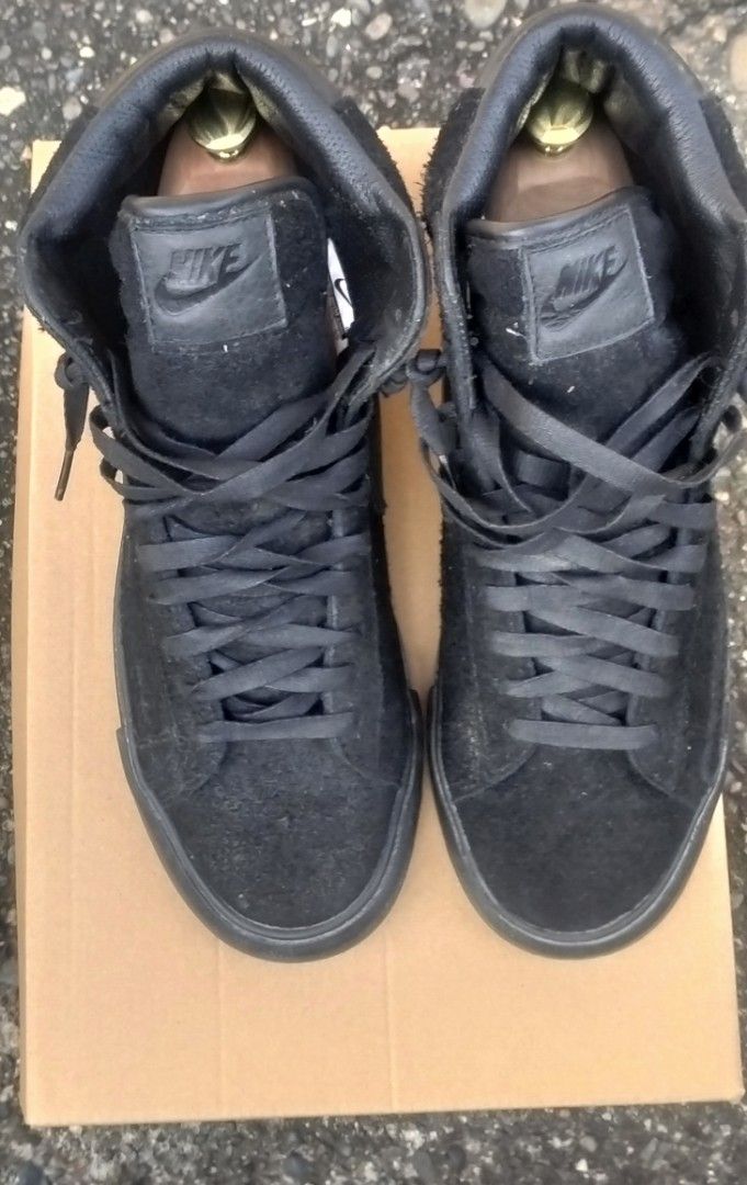 Comme des Garçons x Nike Blazer High SP "Black" (Category: Casual Shoes) located in Davao. Submitted by amekajicurations_dvo (Listing ID 1469572839, Image 3). Description: EUR: 42.5|27 CM 2,250+sf Issues: None (check pics for more details) Inclusions: Pair only 📩📩📩.