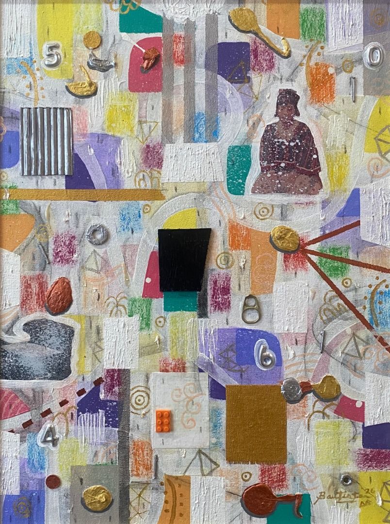 Conjunto 8 - Aaron Bautista (Category: Art & Prints) located in Taguig. Submitted by drybrushgallery (Listing ID 1469605757, Image 1). Description: Conjunto 8 Aaron Bautista, 2026 Mixed Media on Canvas Artwork Dimension: 24" x 18" with Certificate of Authenticity PM FOR INQUIRY 0917 565 2917 .