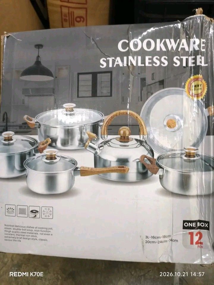 Cookware stainless set (Category: Announcements) located in Quezon City. Submitted by anghies_shop (Listing ID 1469649881, Image 2). Description: .