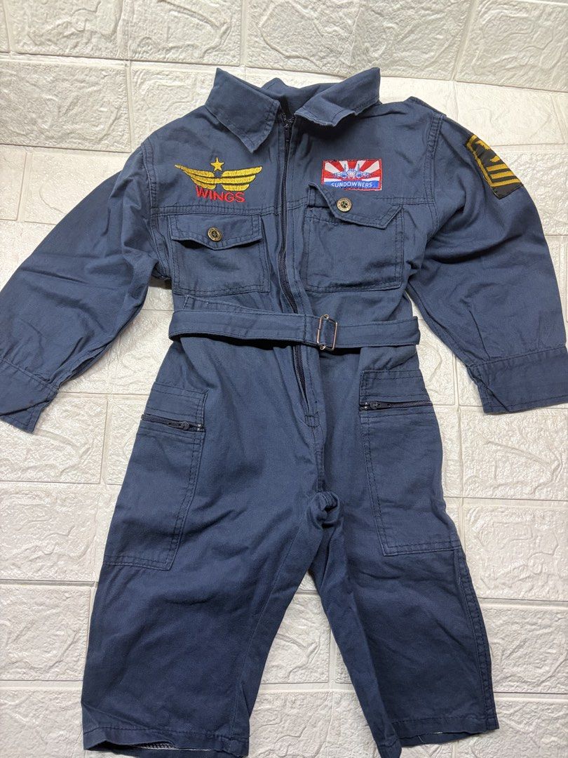 Costume for kids air force pilot (Category: Babies & Kids Fashion) located in Manila. Submitted by thekidshop (Listing ID 1469696091, Image 1). Description: .