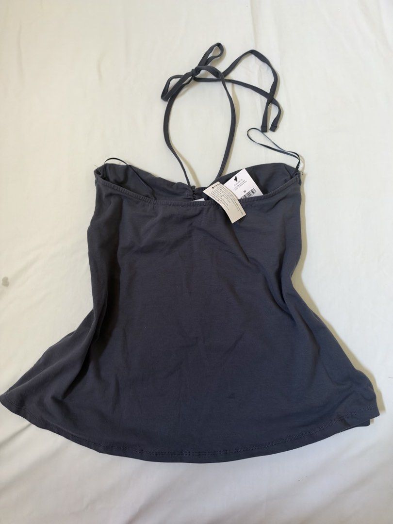 Cotton On Halter Top Size M (Category: Sleeveless) located in Quezon City. Submitted by cceepub (Listing ID 1469646403, Image 2). Description: - Brand: Cotton On - Color: Collegiate Navy/Charcoal - Size: Medium - Condition: Brand new with original tags attached (never worn).