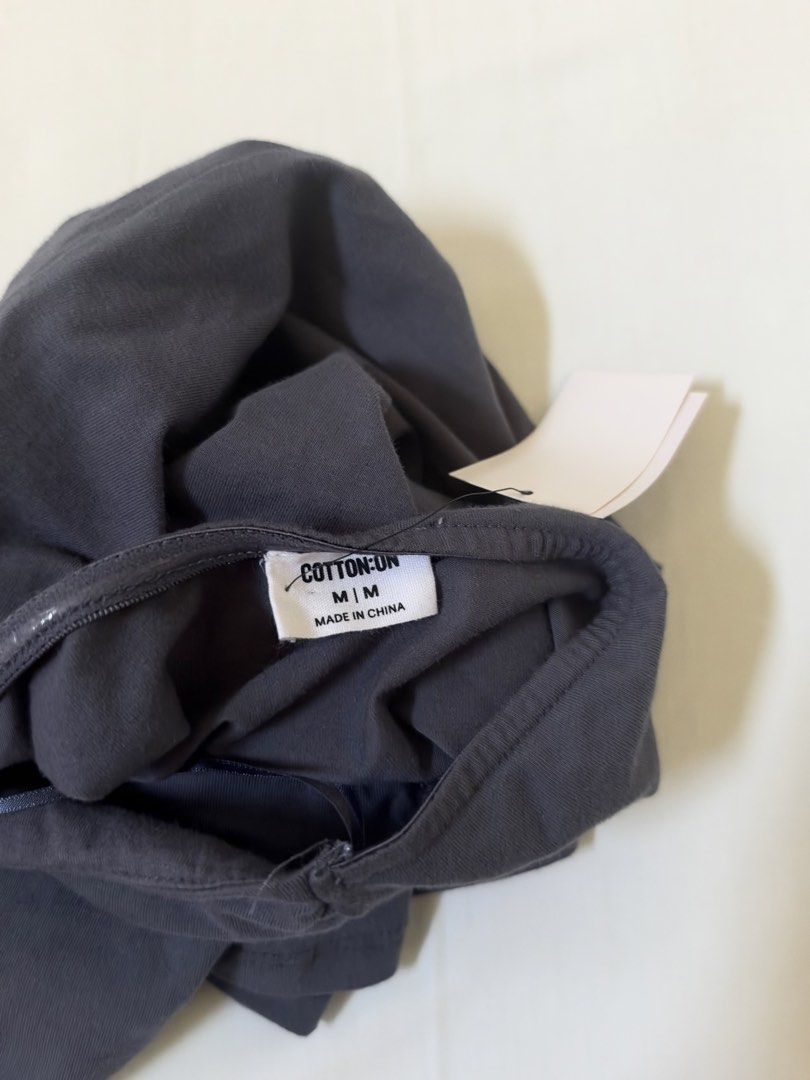 Cotton On Halter Top Size M (Category: Sleeveless) located in Quezon City. Submitted by cceepub (Listing ID 1469646403, Image 3). Description: - Brand: Cotton On - Color: Collegiate Navy/Charcoal - Size: Medium - Condition: Brand new with original tags attached (never worn).