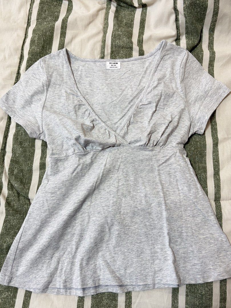 Cotton On Lucy Top in Gray (Category: Others Tops) located in Quezon City. Submitted by morespace555 (Listing ID 1469645441, Image 3). Description: Worn once only!.