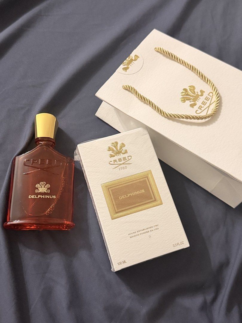 Creed Delphinus 100ml Eau de Parfum (Category: Fragrance & Deodorants) located in Mandaluyong City. Submitted by bruno1004 (Listing ID 1469673965, Image 2). Description: - Authentic Creed Delphinus 100ml - 100% authentic, from Creed greenblet.