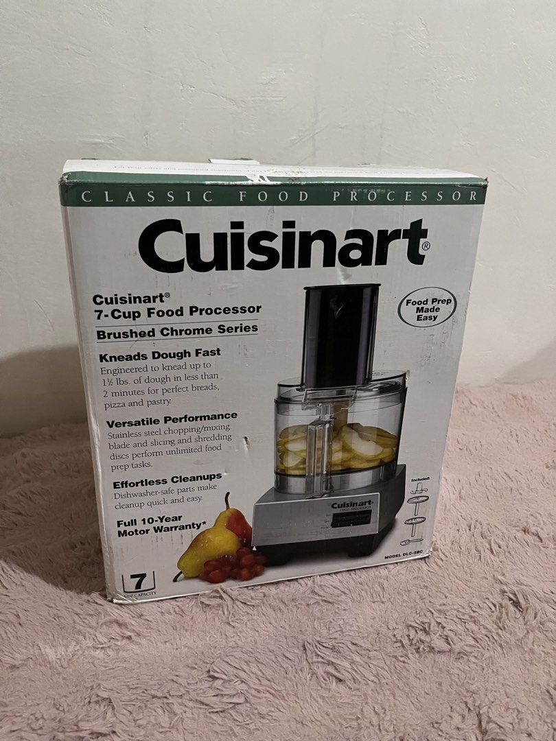 Cuisinart 7-Cup Food Processor (Category: Other Kitchen Appliances) located in Cavite. Submitted by pesobill (Listing ID 1469577817, Image 1). Description: Working 110v With Box Once lang nagamit Naic Location PickUp/Lalamove.