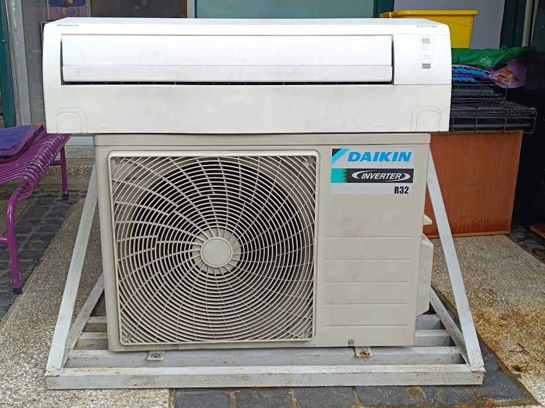Daikin Inverter R32 Air Conditioner Split Unit (Category: Air Conditioning and Heating) located in Manila. Submitted by loith (Listing ID 1469628601, Image 1). Description: Daikin D-Smart Prince 3.0 HP Inverter Aircon Model: FTKF71CVA * 3.0 HP Inverter * D-Smart Prince Series * R-32 refrigerant * Recently cleaned and serviced by Daikin in August 2026 * Indoor coil and receiver replaced under warranty * Tested and operational after service * Compr