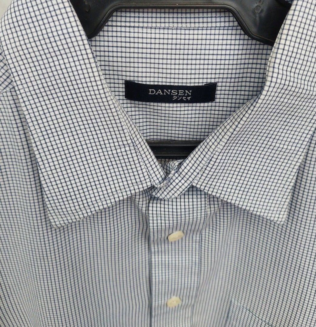 Dansen Long Sleeve, Size L, with Stain (Category: Formal Shirts) located in Quezon City. Submitted by donjie (Listing ID 1469609427, Image 2). Description: Men's Long Sleeve Dansen Size L Left Breast Pocket Issue: Stain on left breast side.