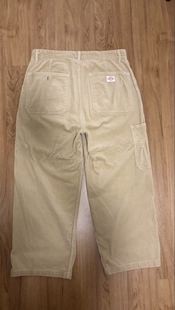 Danton Corduroy Work Pants (Category: Trousers) located in Pasig City. Submitted by noir_ (Listing ID 1469679047, Image 3). Description: size 38 waist 31 length 36" inseam 34" thigh 12" knee 11.5" leg opening 9.5" front rise 12" the horizontal markings are from being hung - should come out when washed. i can throw them in the washer for you if you want to be sure 🙂 .