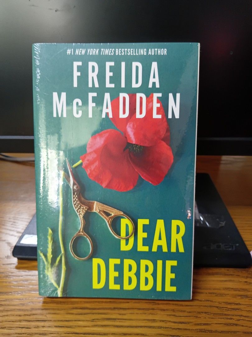 Dear Debbie by Freida McFadden (New and sealed) (Category: Storybooks) located in Baguio. Submitted by ravenousreader_1922 (Listing ID 1469756197, Image 1). Description: - Trade paperback - New and sealed - Shipping through J&T or dropping off at Pines Arcade, Baguio City - Payment through Gcash or BDO.