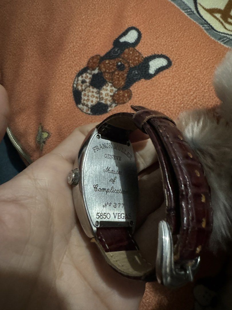 defective franck muller watch (Category: Luxury Watches) located in Manila. Submitted by annepalanioalfaro (Listing ID 1469618680, Image 2). Description: defective franck muller crazy watch central signal taguig city.