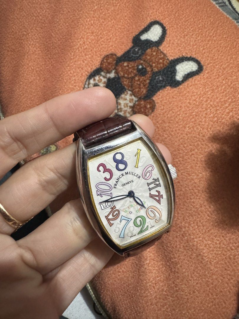 defective franck muller watch (Category: Luxury Watches) located in Manila. Submitted by annepalanioalfaro (Listing ID 1469618680, Image 1). Description: defective franck muller crazy watch central signal taguig city.