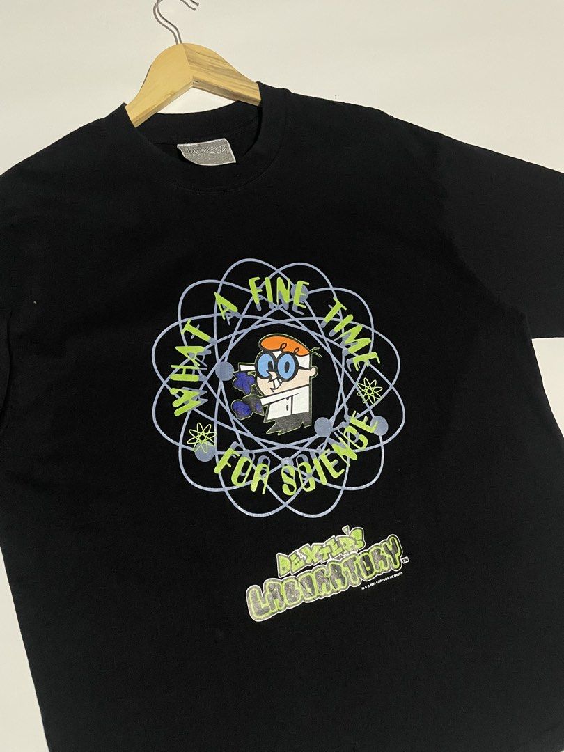 Dexters laboratory shirt 2001 bootleg (Category: Tshirts & Polo Shirts ) located in Bais. Submitted by christian.complexthrift08 (Listing ID 1469757360, Image 2). Description: Dexters laboratory bootleg shirt (Perfect for daily use) Color: Black Size: L on tag Width: 22.5 inches Length: 29 inches Condition: 9.5 / 10 Issue: minor flaws sa print Price: 499 free shipping Via JNT express.