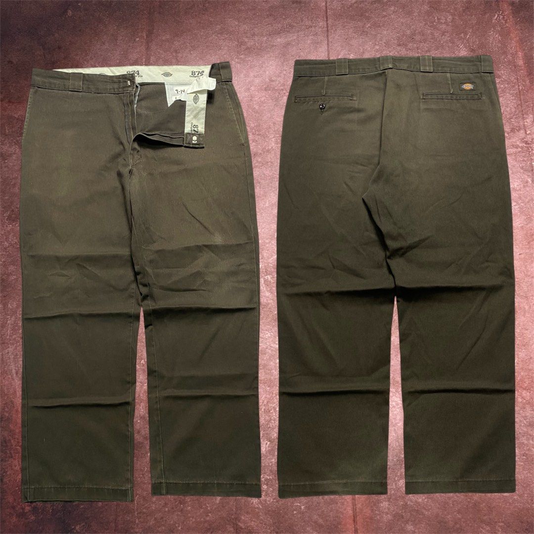 DICKIES 874 CHOCO BROWN PANTS (Category: Activewear) located in Dasmarinas. Submitted by 2slickdeals_ (Listing ID 1469745217, Image 1). Description: SIZE 38x30 ON TAG 38 WAIST 14 THIGH 39 LENGTH 9 HEM ISSUE: LOOSE STITCH NEAR POCKET AREA. J&T / LALAMOVE / PICK UP!.