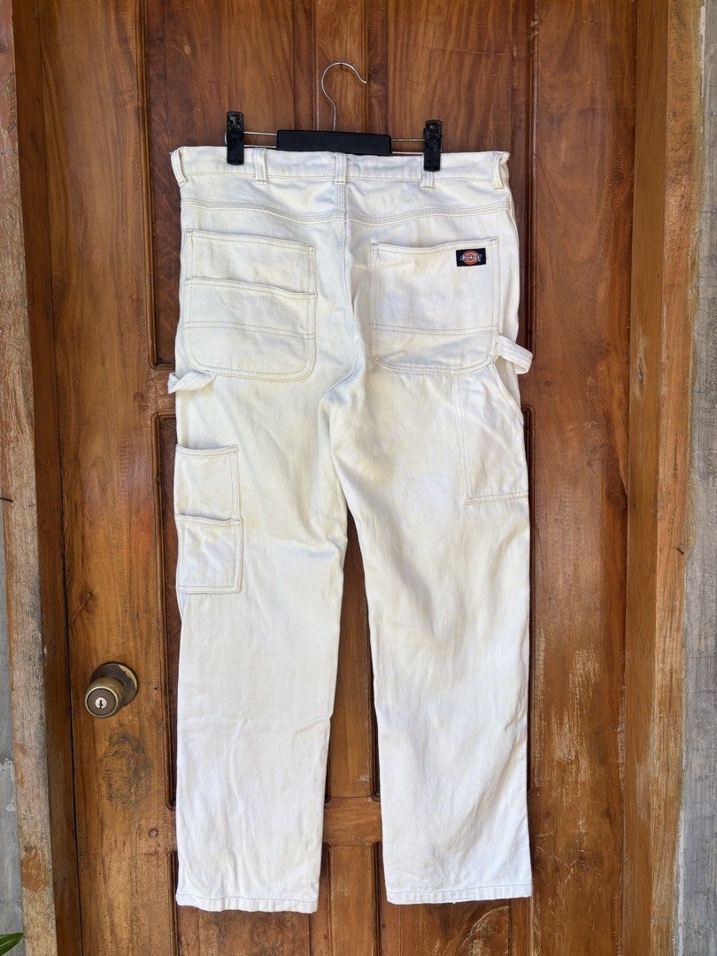 DICKIES DOUBLE KNEE CARPENTER PANTS (Category: Trousers) located in Maasin. Submitted by chevyferna66833 (Listing ID 1469596121, Image 1). Description: DICKIES DOUBLE KNEE CARPENTER PANTS WAISTLINE 34-35 LENGTH 40.5 HEM 8 GOOD CONDITION ISSUE SOME PART MAY MGA DISCOLORATION HINDI NAMAN MASAYADO HALATA MINE 850.