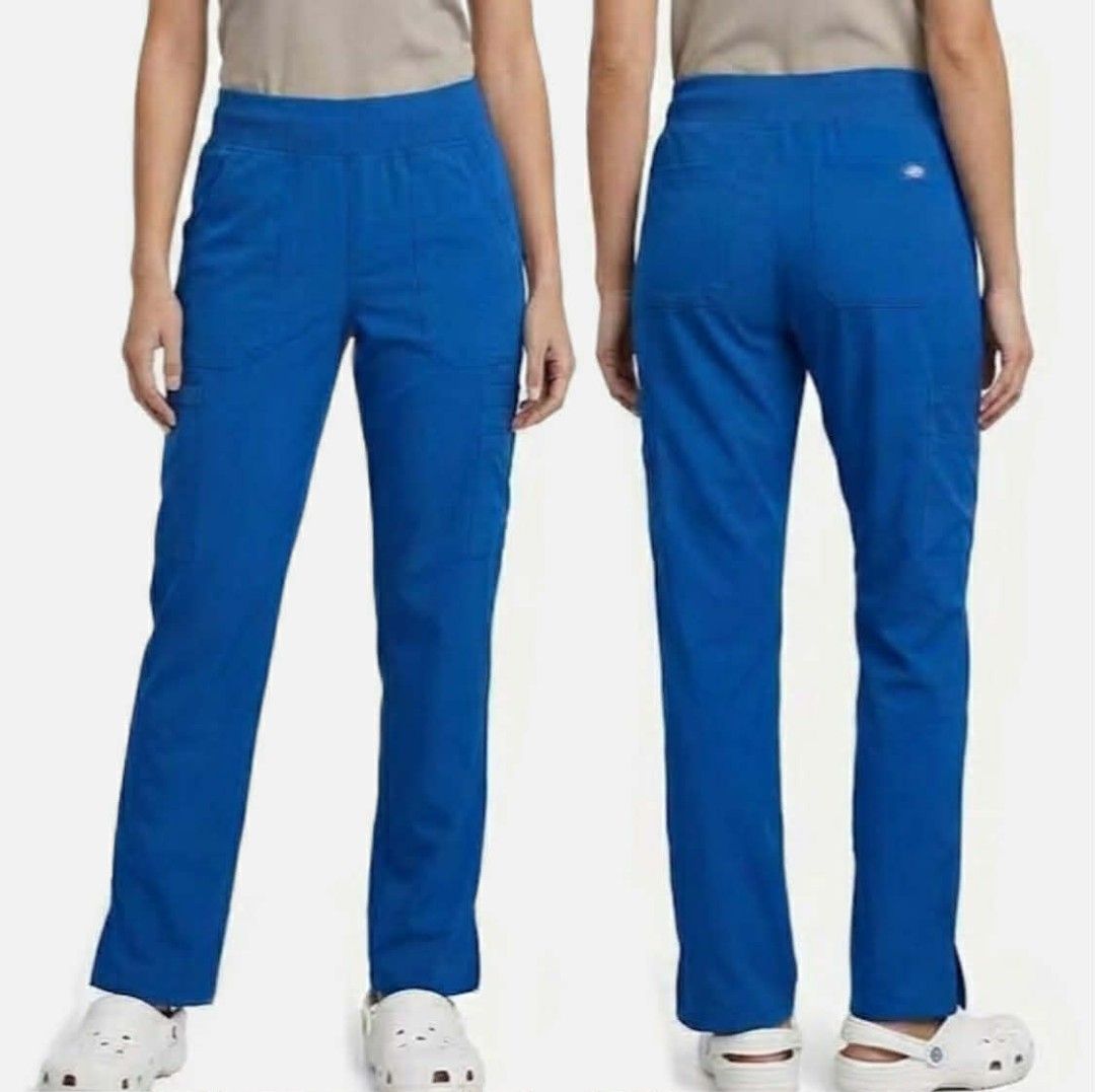 Dickies Pull On Scrub Pants (Medium Petite on Tag) (Category: Other Bottoms) located in Baguio. Submitted by ogiesiomai23 (Listing ID 1469583136, Image 1). Description: Pull On Dickies Scrub Pants Manual Measurements (Medida) W:32" and Up Rise: 11" L:37.5" Tag: Medium Petite 6 Pockets Cargo Galaxy Blue ❌NOT FADED❌ NICER IN ACTUAL Condition: Good as New (Unused) Last Price: P580+SF.