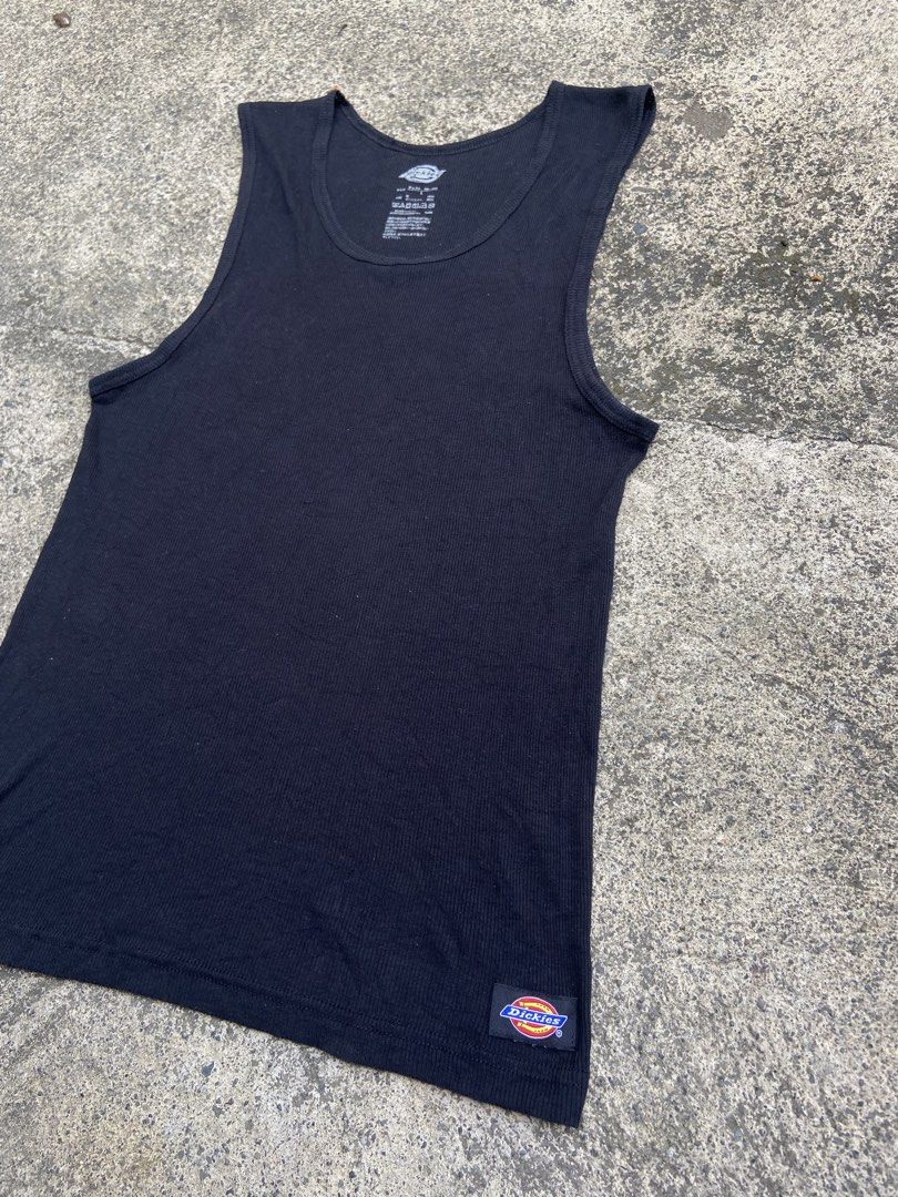 Dickies Tank top Black (Category: Swim Top & Rash Guards) located in Alcala. Submitted by abasolo_jv (Listing ID 1469612787, Image 3). Description: Good Condition no issues 10/10 color rate large on tag no pinhole 2pcs large try to offer.