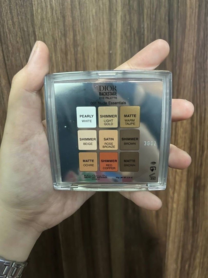 Dior Backstage Eye Palette 001 Nude Essentials (Category: Makeup) located in Manila. Submitted by chocoknots_ (Listing ID 1469673773, Image 3). Description: Dior Backstage Eye Palette 001 Nude Essentials – 9-Color Eyeshadow Palette ✨ Details: - Dior Backstage - Eye Palette - 001 Nude Essentials - 9 versatile colors - Matte, shimmer, and satin Ideal for: Everyday wear, soft glam, and evening makeup Mine - 1500 ❌ Steal - 3000 Lock - 4500.
