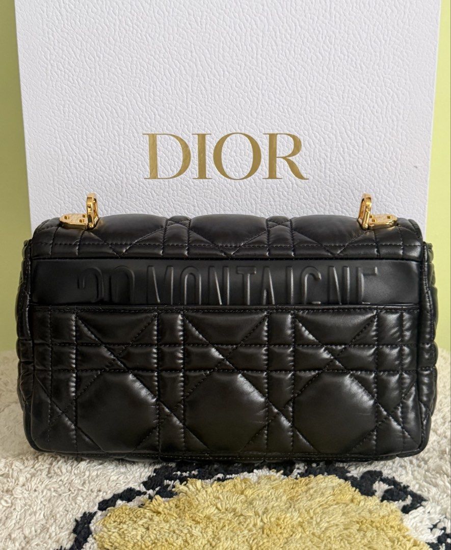Dior Caro Medium Black (Category: Luxury Bags & Wallets) located in Manila. Submitted by rellamaaim07341 (Listing ID 1469707847, Image 2). Description: Unused Comes with Box,Dust bag Cards With Legitgrails Certificate .
