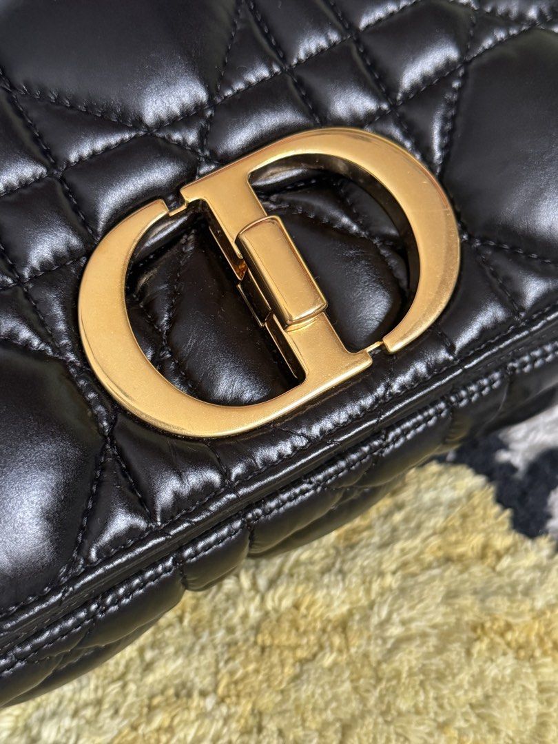 Dior Caro Medium Black (Category: Luxury Bags & Wallets) located in Manila. Submitted by rellamaaim07341 (Listing ID 1469707847, Image 3). Description: Unused Comes with Box,Dust bag Cards With Legitgrails Certificate .