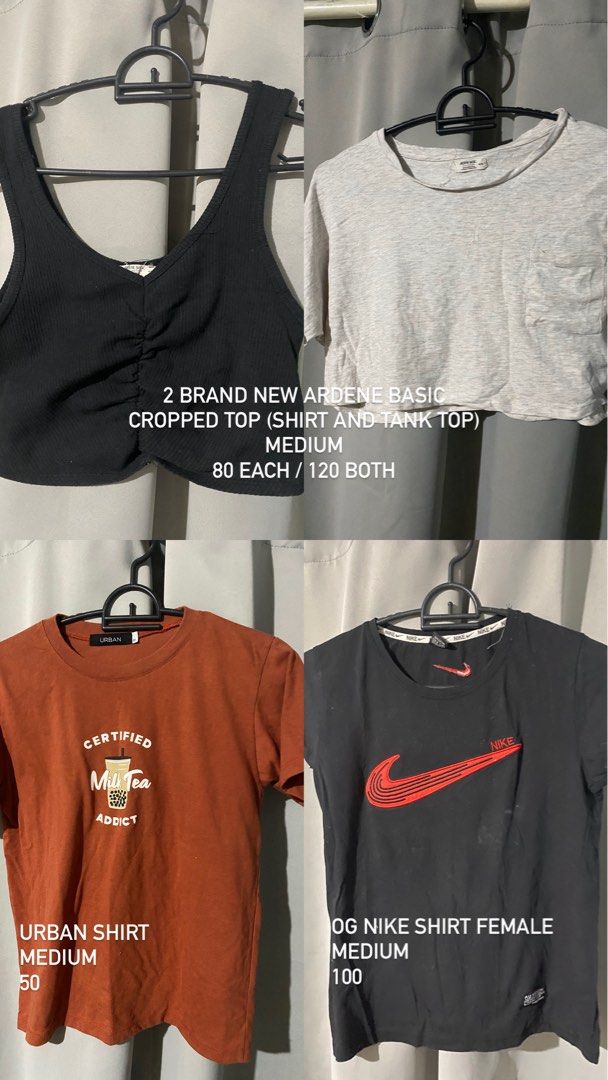 Discounted Preloved (Category: Sets or Coordinates) located in Cavite. Submitted by kamiljane (Listing ID 1469675424, Image 2). Description: All descriptions are in the picture. Take more than one/two, will add discount 📍cavite 📍mandaluyong.