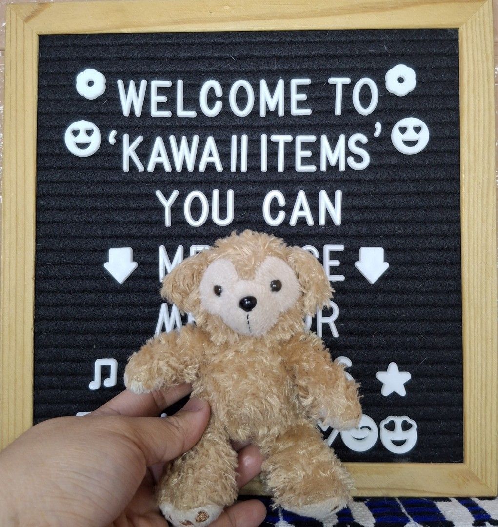 Disney Duffy Bear Classic Mini Plush Toy (Category: Plushies & Soft Toys) located in Bulacan. Submitted by kawaii_items_stuffed_toys (Listing ID 1469745331, Image 1). Description: Brand new From japan box Disney Duffy Bear Classic Mini Plush Height 6inches/15cm Just message me if you ever want to see more pictures of the item, I'm more than glad to assist you. 📌Location: San Jose Del Monte Bulacan, Philippines 🛵Shipping: Flash/Lalamove 💰Paymen