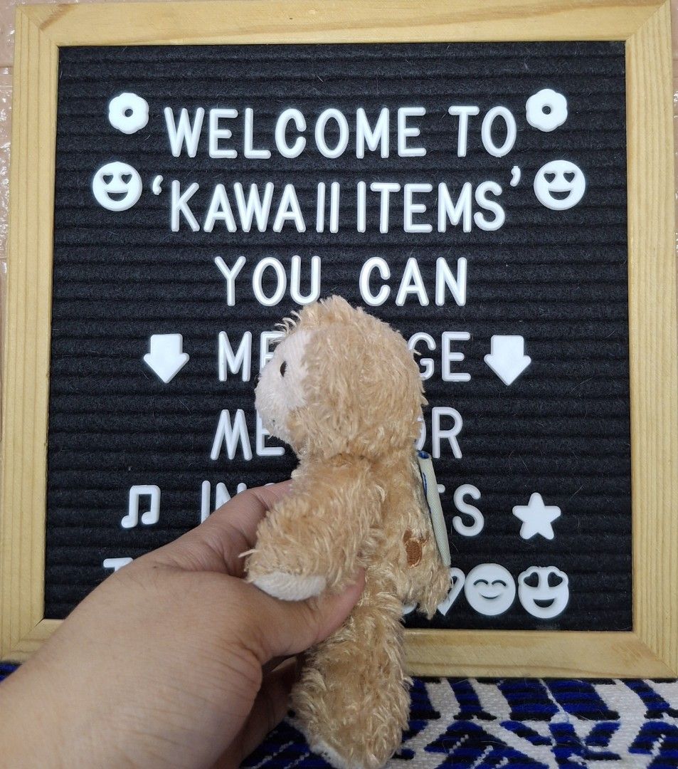 Disney Duffy Bear Classic Mini Plush Toy (Category: Plushies & Soft Toys) located in Bulacan. Submitted by kawaii_items_stuffed_toys (Listing ID 1469745331, Image 2). Description: Brand new From japan box Disney Duffy Bear Classic Mini Plush Height 6inches/15cm Just message me if you ever want to see more pictures of the item, I'm more than glad to assist you. 📌Location: San Jose Del Monte Bulacan, Philippines 🛵Shipping: Flash/Lalamove 💰Paymen