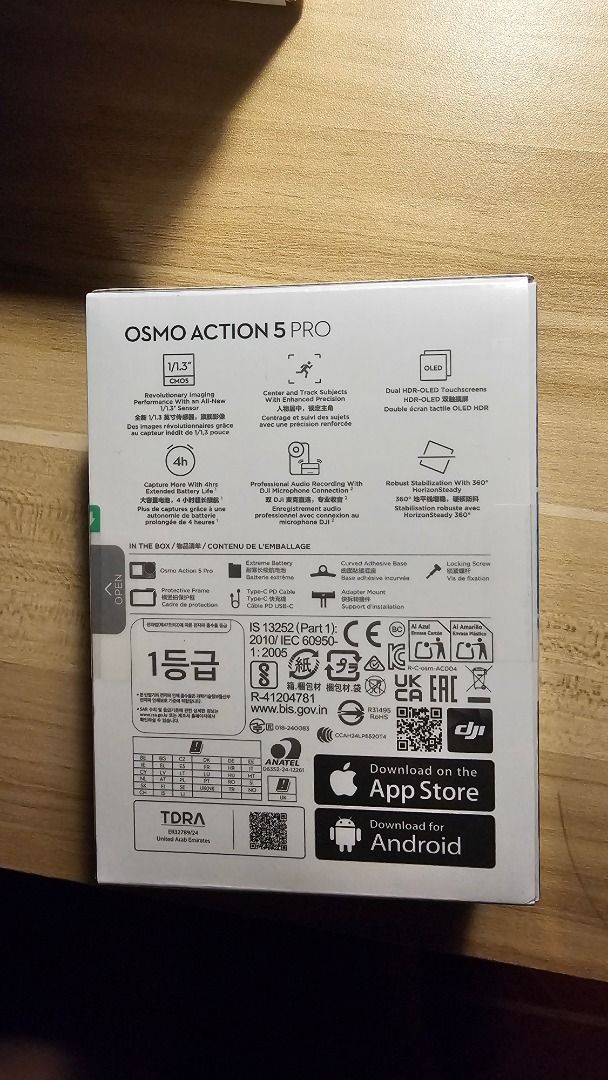 DJI Action 5 PRO (Category: Cameras) located in Bulacan. Submitted by daniii_24 (Listing ID 1469577018, Image 3). Description: Original DJI Action 5 pro. Condition: Brand new. Sealed. Purchase date: October 16, 2026 Reason for selling: Niregaluhan ng DJI Action 6. Location: Can meet up around Bulacan/BGC/McKinley.