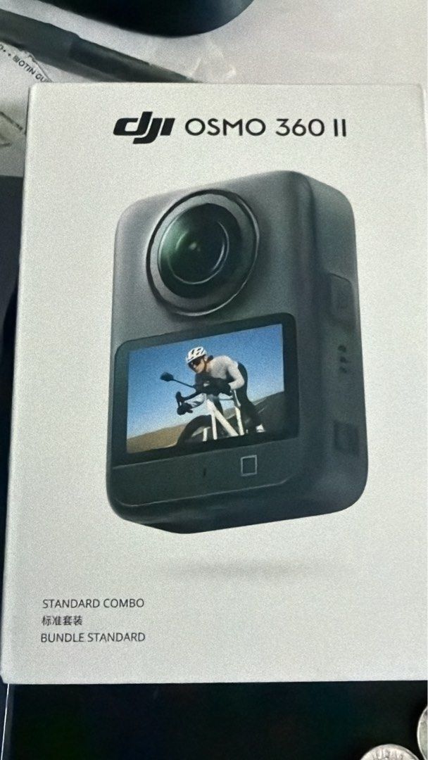DJI OSMO 360 II (Category: Cameras) located in Manila. Submitted by mmagisa25 (Listing ID 1469732300, Image 1). Description: Brandnew and sealed Local DJI Warranty Standard Combo Good for vlogging (motor vlog,travel).