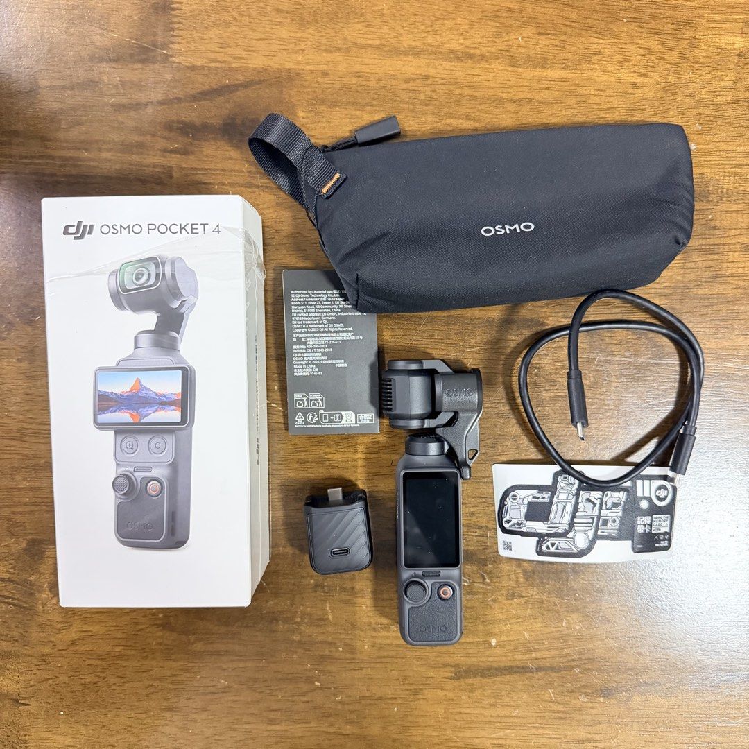 DJI Osmo Pocket 4 Standard Combo with freebies (Category: Cameras) located in Quezon City. Submitted by hoelygrailmnl (Listing ID 1469652303, Image 2). Description: l📸 FOR SALE: DJI Osmo Pocket 4 – Standard Combo 💰 Selling Price: ₱26,000 Original SRP: ₱29,490 ✨ Almost brand new! Bought in June 2026 and only opened to check the unit. Never used outdoors. No issues! Inclusions: * Complete original box and accessories * Portable carrying pouch * G