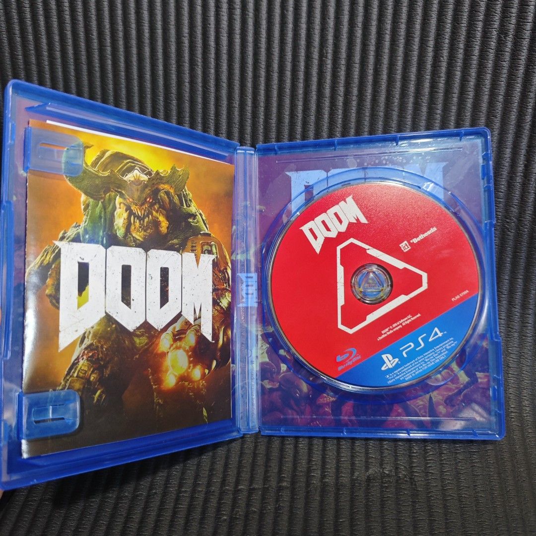 Doom PS4 Game R3 (Category: PlayStation) located in Quezon City. Submitted by shopme_gadget30 (Listing ID 1469634865, Image 3). Description: kindly read the details first for sale fixed price good condition tested and working with Case and disc game compatible to ps4 /ps5 console R3 Region qc area meet up: sm north shipping fee must shoulder by the buyer via lalamove or grab payment: bdo/gcash happy gaming everyone.