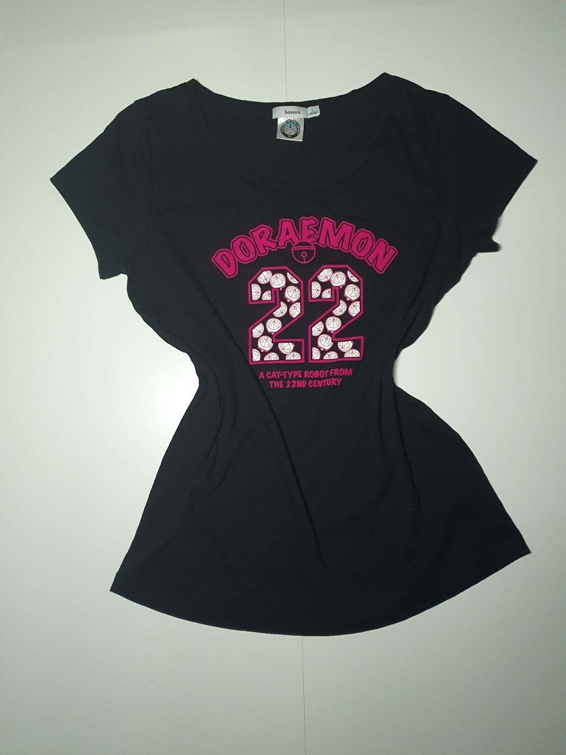 Doraemon Graphic Black T-Shirt (Category: Shirts) located in Manila. Submitted by verdant_actias (Listing ID 1469588278, Image 1). Description: No issues, no stains, no holes. Clean condition. 10% discount if you buy another item from my shop. Shipping or pickup only. Serious buyers only, no lowballers please..