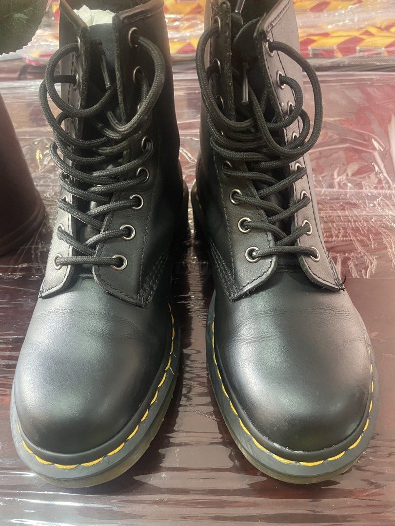 Dr. Martens 1460 8-Eye Boots (Category: Boots) located in Baguio. Submitted by batman_1991 (Listing ID 1469699117, Image 1). Description: Dr. Martens 1460 8-Eye Boots with Free Dr. Martens Wonder Balsam. with original Box Femal Size US:6 MALE SIZE US:5 .