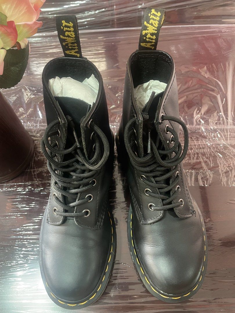 Dr. Martens 1460 8-Eye Boots (Category: Boots) located in Baguio. Submitted by batman_1991 (Listing ID 1469699117, Image 2). Description: Dr. Martens 1460 8-Eye Boots with Free Dr. Martens Wonder Balsam. with original Box Femal Size US:6 MALE SIZE US:5 .