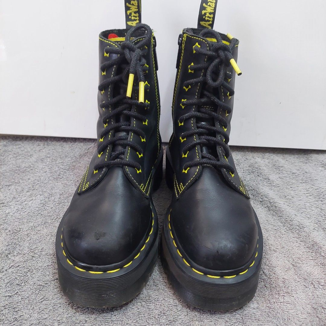 Dr Martens (Category: Boots) located in Lucena. Submitted by primotheo24 (Listing ID 1469689338, Image 3). Description: Dr Martens JADON II Neon Star BEX Size 5UK/ 6US M/ 7US L Used Good Condition Minimal Heeldrags and scratches P 3,550 plus sf.