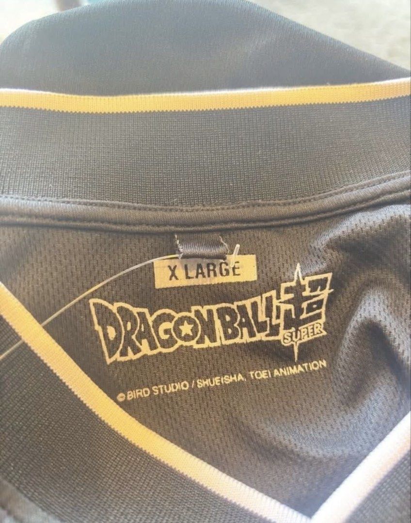 Dragon ballz jersey xL (Category: Activewear) located in Subic. Submitted by Rodsbestbuys (Listing ID 1469587072, Image 2). Description: Unleash your inner superhero with the Dragon Ball Z Super Goku Soccer Jersey. Designed for the dedicated fan, this men’s size XL jersey is a must-have for any Dragonball enthusiast. Crafted from high-quality polyester, it ensures comfort and durability whether you’re on the field or cheering from the sidelines. 