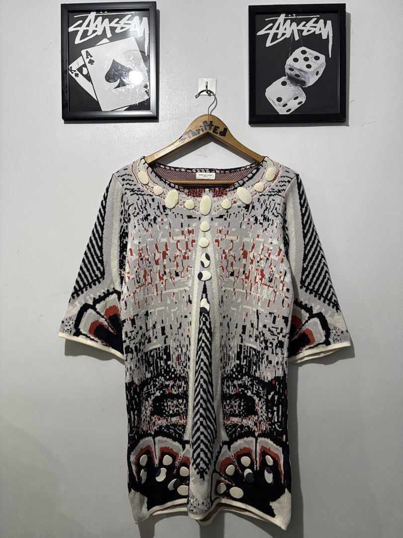 Dries Van Noten Knitted Dress (Category: Dresses) located in Makati City. Submitted by ThriftedGoods (Listing ID 1469688543, Image 1). Description: Feel free to ask for more detailed photos In excellent condition Cut Washtag Length-33 Width-21.