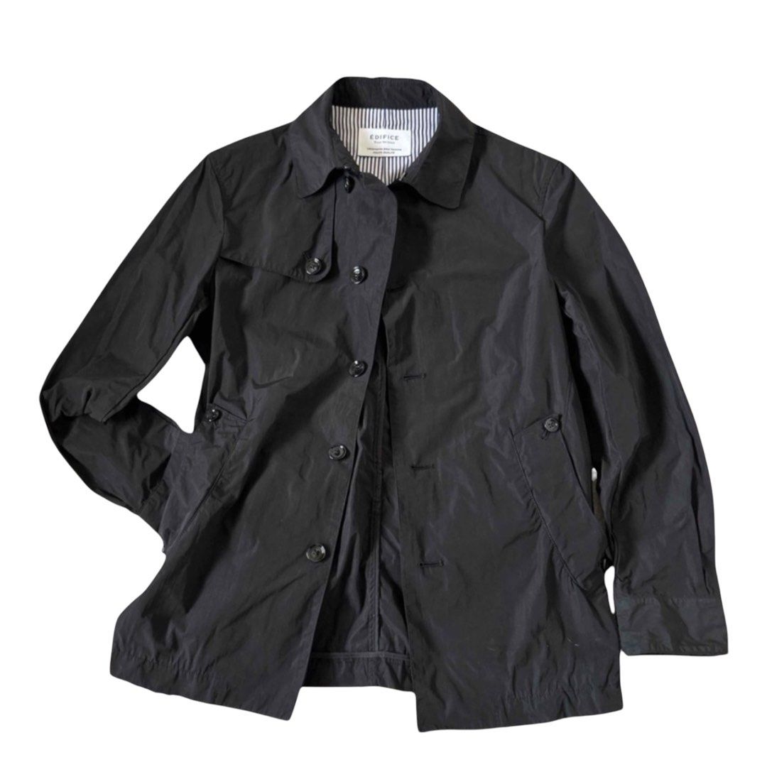 Edifice Jacket (Category: Coats, Jackets and Outerwear) located in Santa Rosa. Submitted by Minerva_Shelter (Listing ID 1469700138, Image 2). Description: Edifice Jacket Japan Brand Size- best fit: small to medium Note: no more belt.